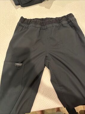 Cherokee Black Utility Scrub Pants with D-Ring Pocket